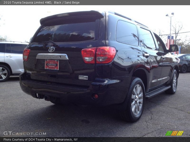 Black / Sand Beige 2010 Toyota Sequoia Limited 4WD