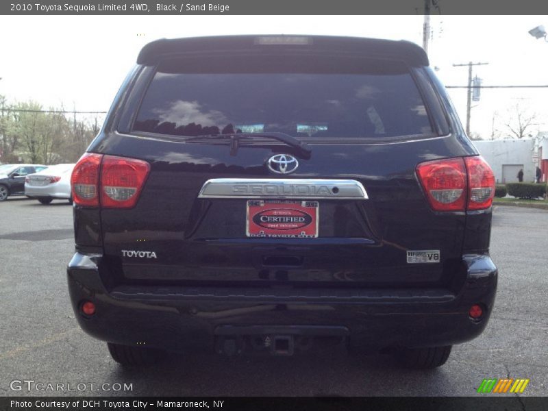 Black / Sand Beige 2010 Toyota Sequoia Limited 4WD