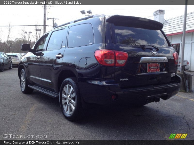 Black / Sand Beige 2010 Toyota Sequoia Limited 4WD