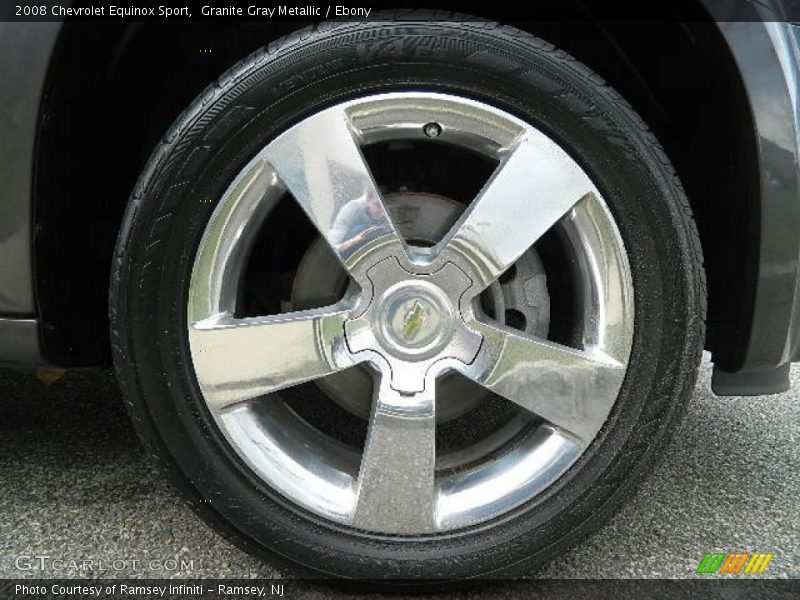 Granite Gray Metallic / Ebony 2008 Chevrolet Equinox Sport