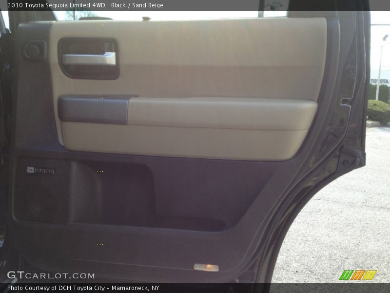 Black / Sand Beige 2010 Toyota Sequoia Limited 4WD