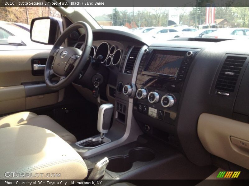 Black / Sand Beige 2010 Toyota Sequoia Limited 4WD