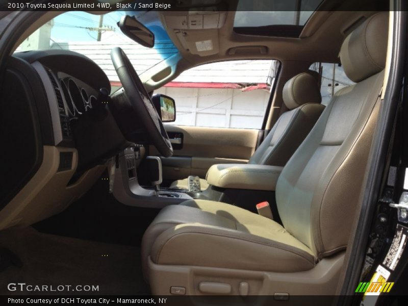 Black / Sand Beige 2010 Toyota Sequoia Limited 4WD
