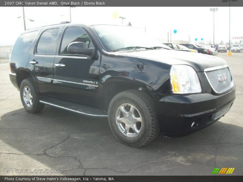 Onyx Black / Ebony Black 2007 GMC Yukon Denali AWD