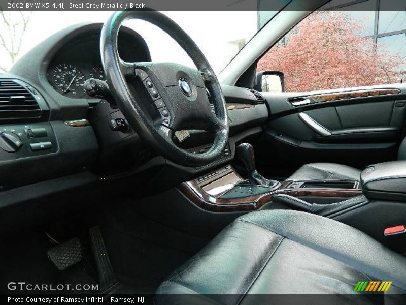 Steel Grey Metallic / Black 2002 BMW X5 4.4i