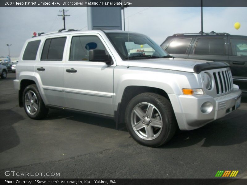 Bright Silver Metallic / Pastel Slate Gray 2007 Jeep Patriot Limited 4x4