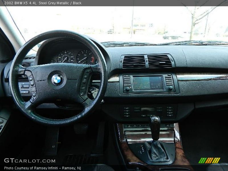 Steel Grey Metallic / Black 2002 BMW X5 4.4i