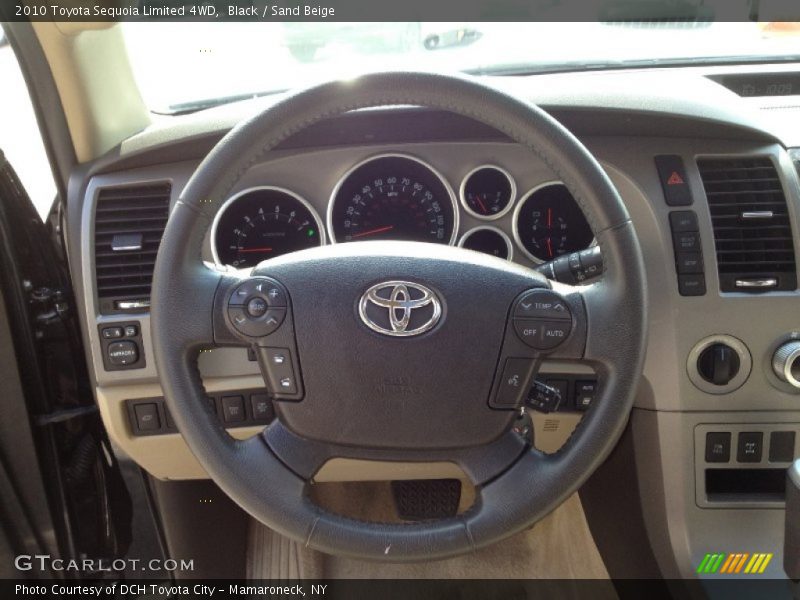 Black / Sand Beige 2010 Toyota Sequoia Limited 4WD