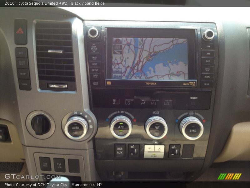 Black / Sand Beige 2010 Toyota Sequoia Limited 4WD