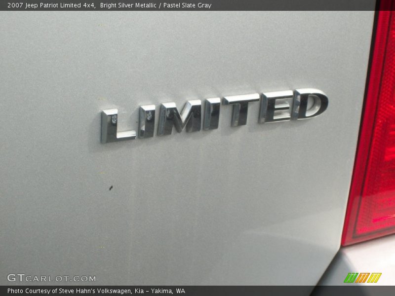 Bright Silver Metallic / Pastel Slate Gray 2007 Jeep Patriot Limited 4x4