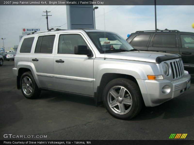 Bright Silver Metallic / Pastel Slate Gray 2007 Jeep Patriot Limited 4x4