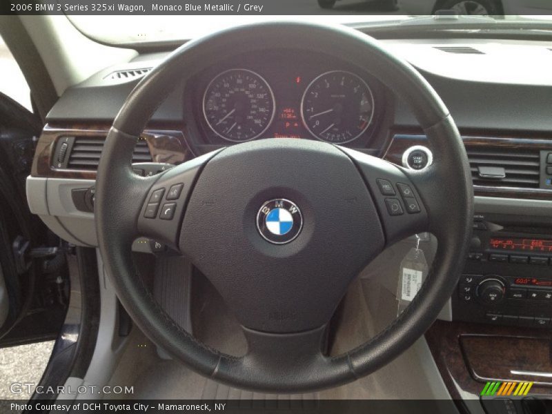 Monaco Blue Metallic / Grey 2006 BMW 3 Series 325xi Wagon