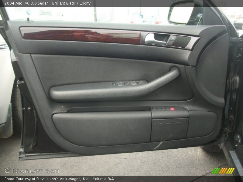 Brilliant Black / Ebony 2004 Audi A6 3.0 Sedan