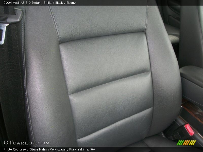 Brilliant Black / Ebony 2004 Audi A6 3.0 Sedan