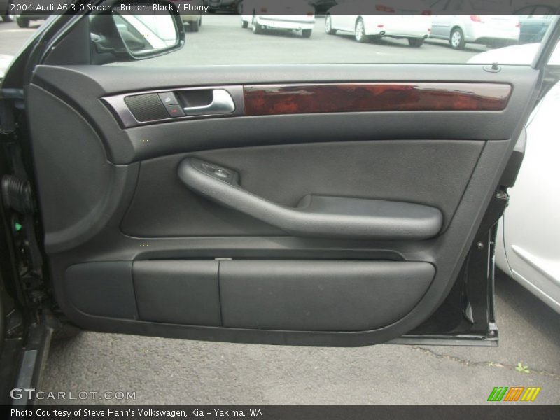 Brilliant Black / Ebony 2004 Audi A6 3.0 Sedan