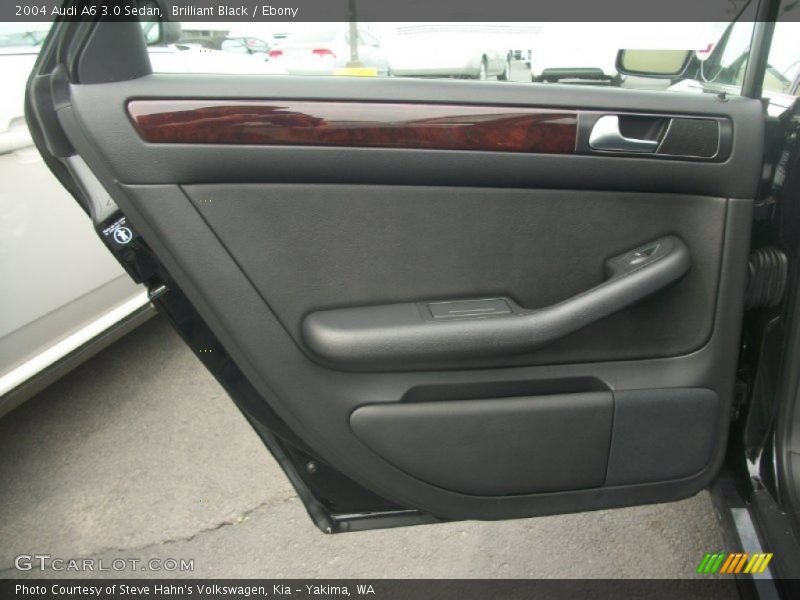 Brilliant Black / Ebony 2004 Audi A6 3.0 Sedan