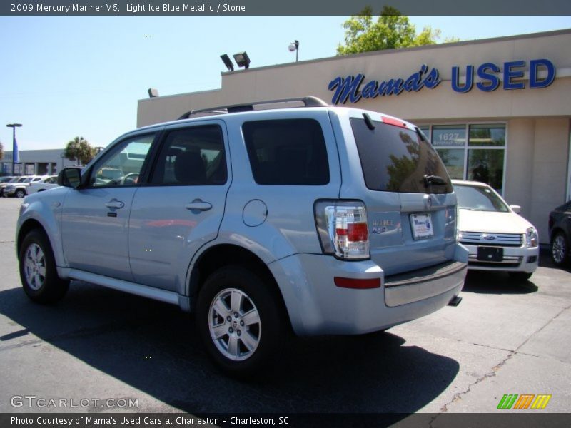 Light Ice Blue Metallic / Stone 2009 Mercury Mariner V6