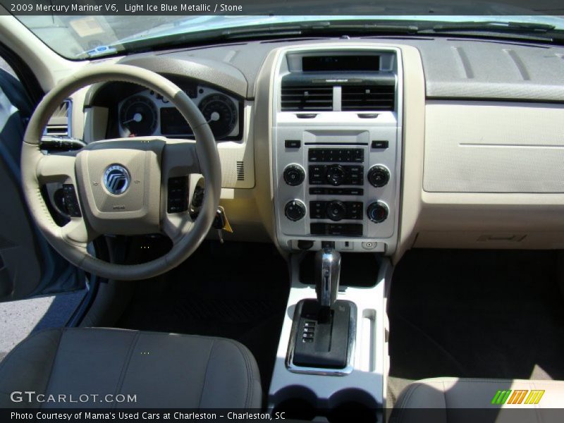 Light Ice Blue Metallic / Stone 2009 Mercury Mariner V6