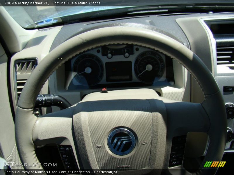 Light Ice Blue Metallic / Stone 2009 Mercury Mariner V6