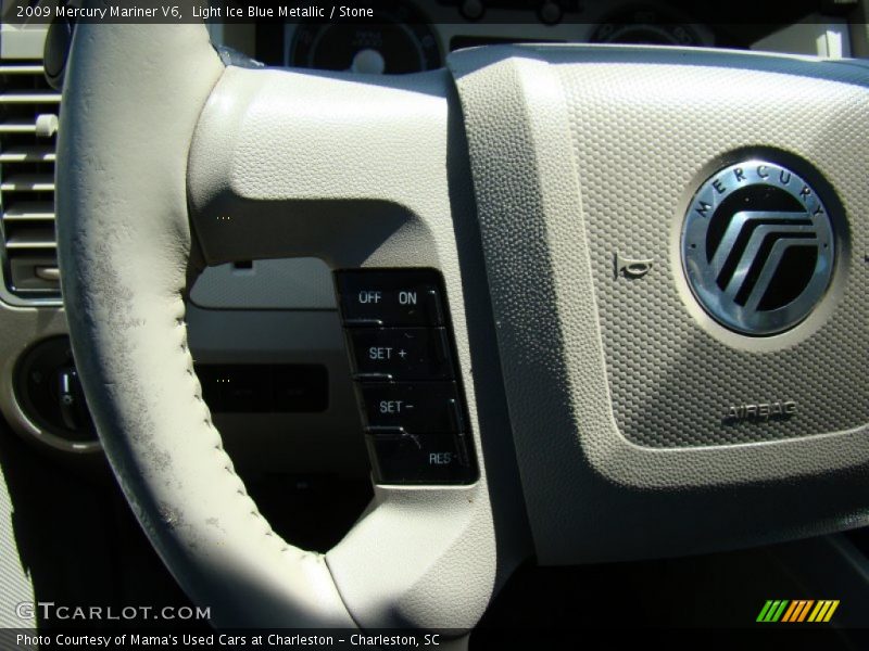 Light Ice Blue Metallic / Stone 2009 Mercury Mariner V6