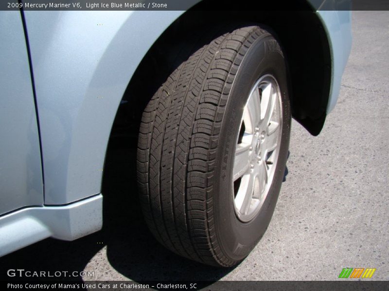 Light Ice Blue Metallic / Stone 2009 Mercury Mariner V6