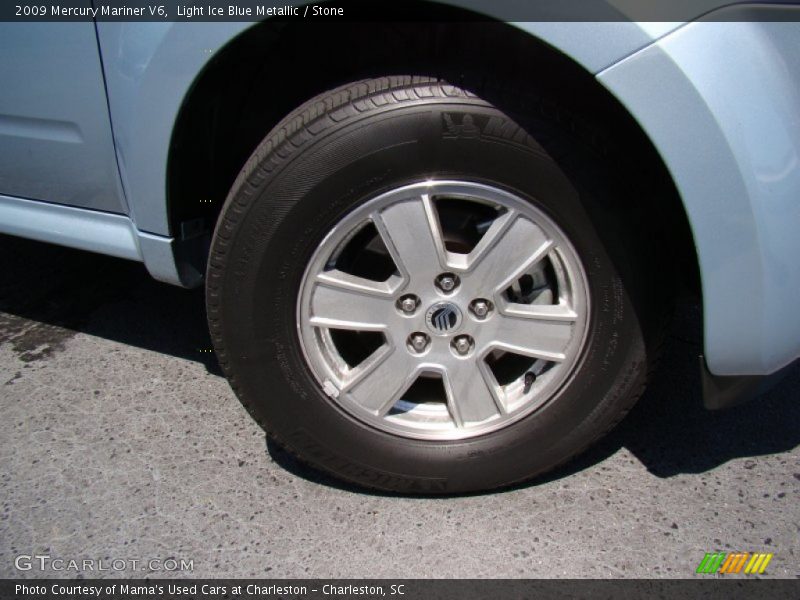 Light Ice Blue Metallic / Stone 2009 Mercury Mariner V6