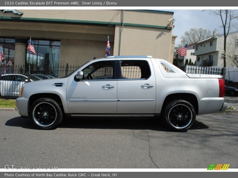 Silver Lining / Ebony 2010 Cadillac Escalade EXT Premium AWD