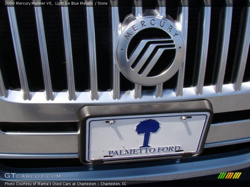 Light Ice Blue Metallic / Stone 2009 Mercury Mariner V6