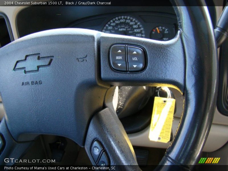 Black / Gray/Dark Charcoal 2004 Chevrolet Suburban 1500 LT