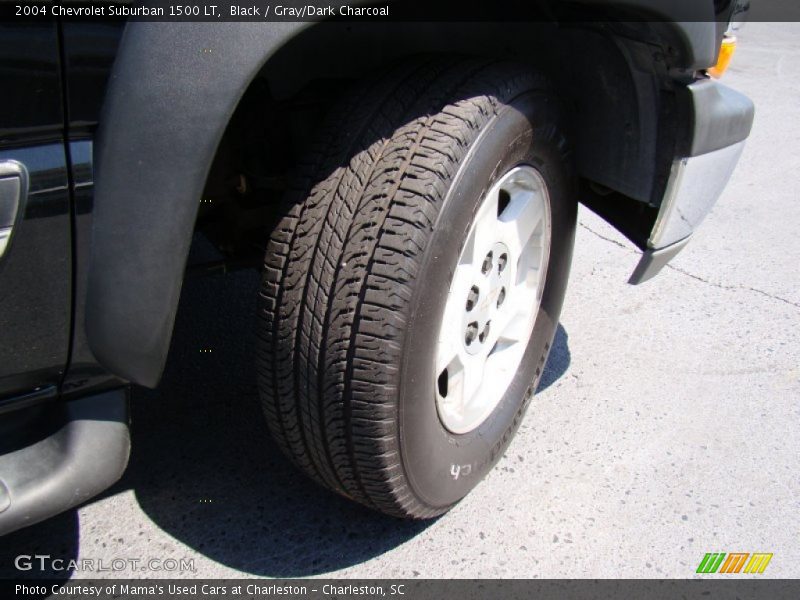 Black / Gray/Dark Charcoal 2004 Chevrolet Suburban 1500 LT