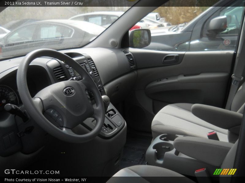 Titanium Silver / Gray 2011 Kia Sedona LX