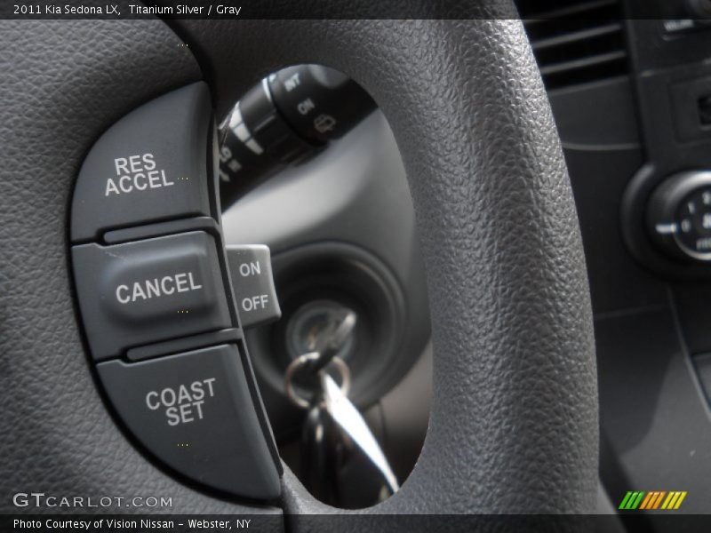 Titanium Silver / Gray 2011 Kia Sedona LX