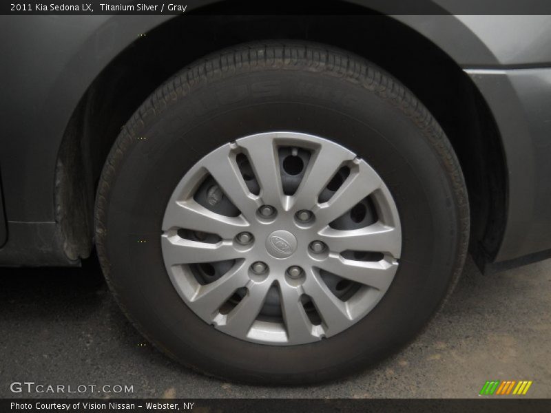 Titanium Silver / Gray 2011 Kia Sedona LX
