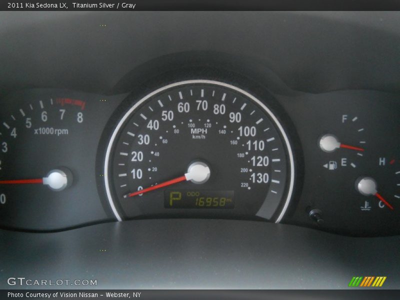 Titanium Silver / Gray 2011 Kia Sedona LX