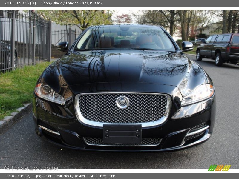 Ebony Black / London Tan/Jet Black 2011 Jaguar XJ XJL