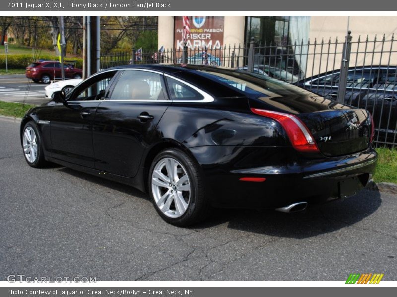 Ebony Black / London Tan/Jet Black 2011 Jaguar XJ XJL