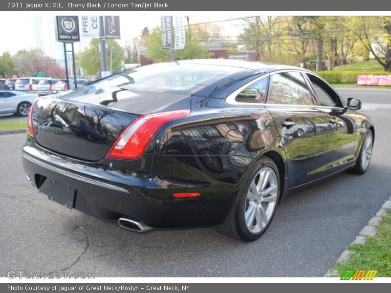 Ebony Black / London Tan/Jet Black 2011 Jaguar XJ XJL