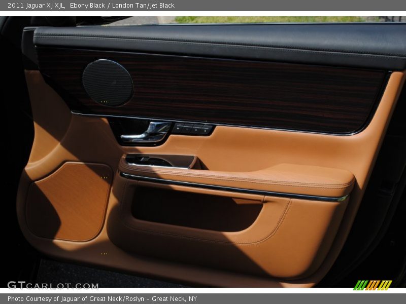 Ebony Black / London Tan/Jet Black 2011 Jaguar XJ XJL