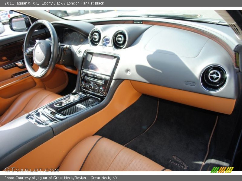 Ebony Black / London Tan/Jet Black 2011 Jaguar XJ XJL