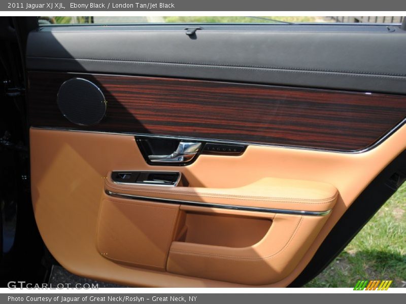 Ebony Black / London Tan/Jet Black 2011 Jaguar XJ XJL
