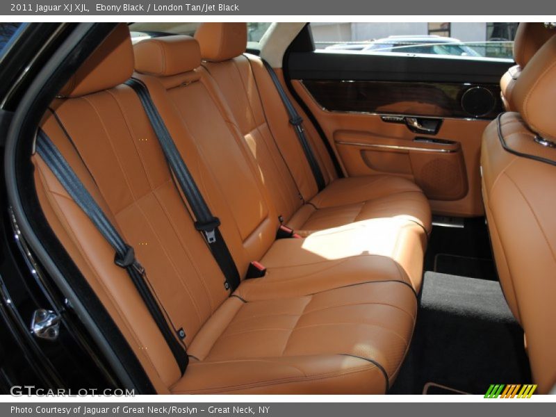Ebony Black / London Tan/Jet Black 2011 Jaguar XJ XJL