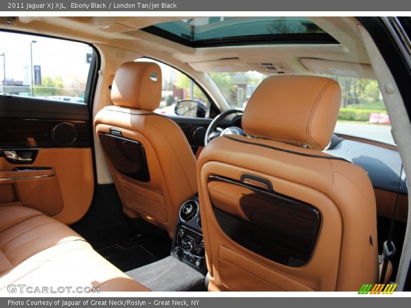 Ebony Black / London Tan/Jet Black 2011 Jaguar XJ XJL