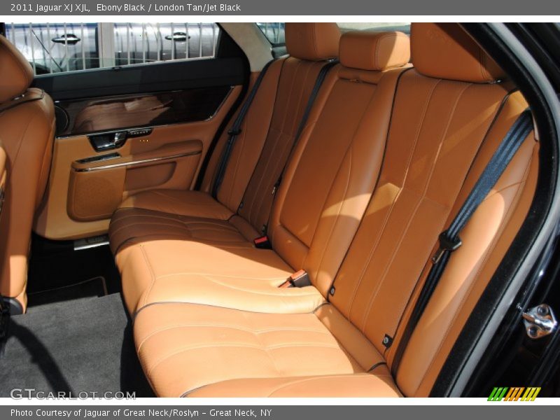 Ebony Black / London Tan/Jet Black 2011 Jaguar XJ XJL