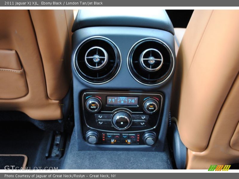 Ebony Black / London Tan/Jet Black 2011 Jaguar XJ XJL