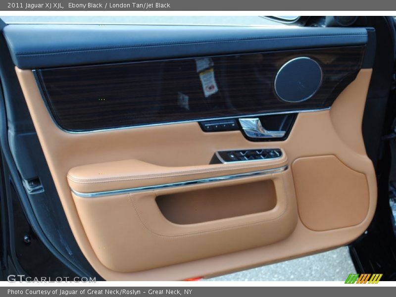 Ebony Black / London Tan/Jet Black 2011 Jaguar XJ XJL