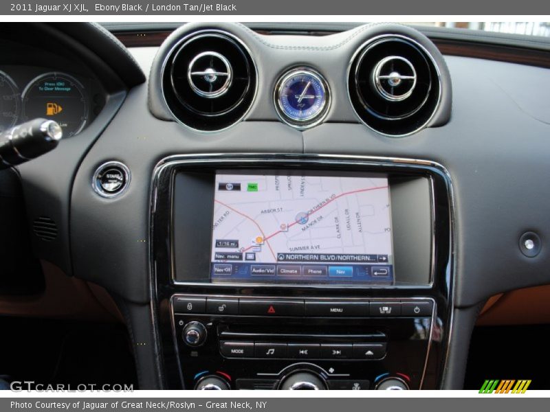 Ebony Black / London Tan/Jet Black 2011 Jaguar XJ XJL