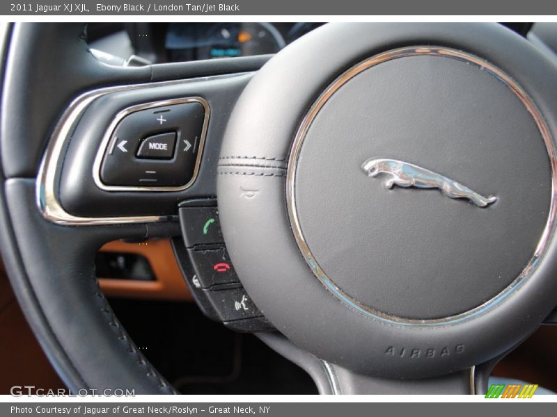 Ebony Black / London Tan/Jet Black 2011 Jaguar XJ XJL