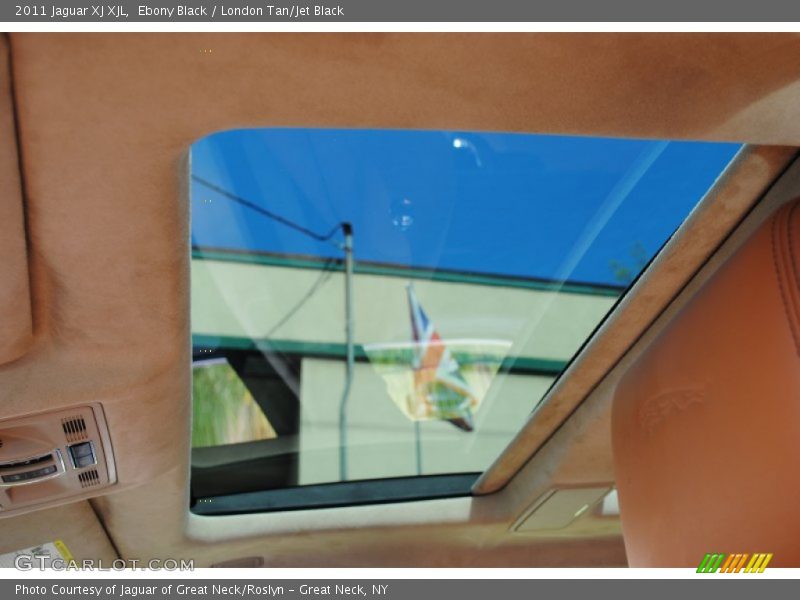 Ebony Black / London Tan/Jet Black 2011 Jaguar XJ XJL