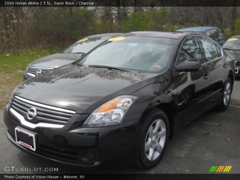 Super Black / Charcoal 2009 Nissan Altima 2.5 SL