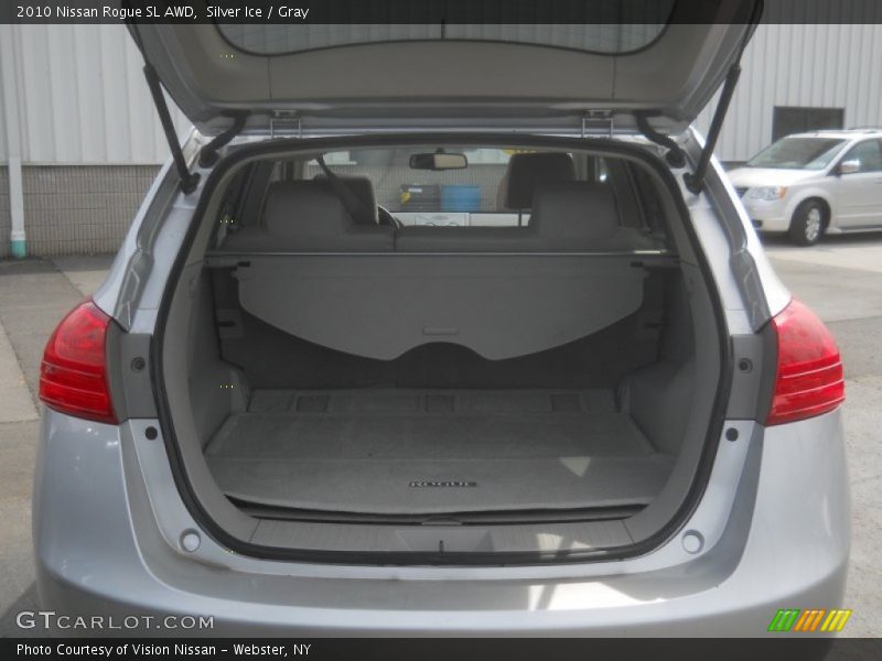 Silver Ice / Gray 2010 Nissan Rogue SL AWD